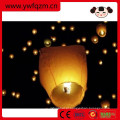 lanterna chinesa do céu biodegradável promocional e tradicional com papel fireretardant e fireproofed